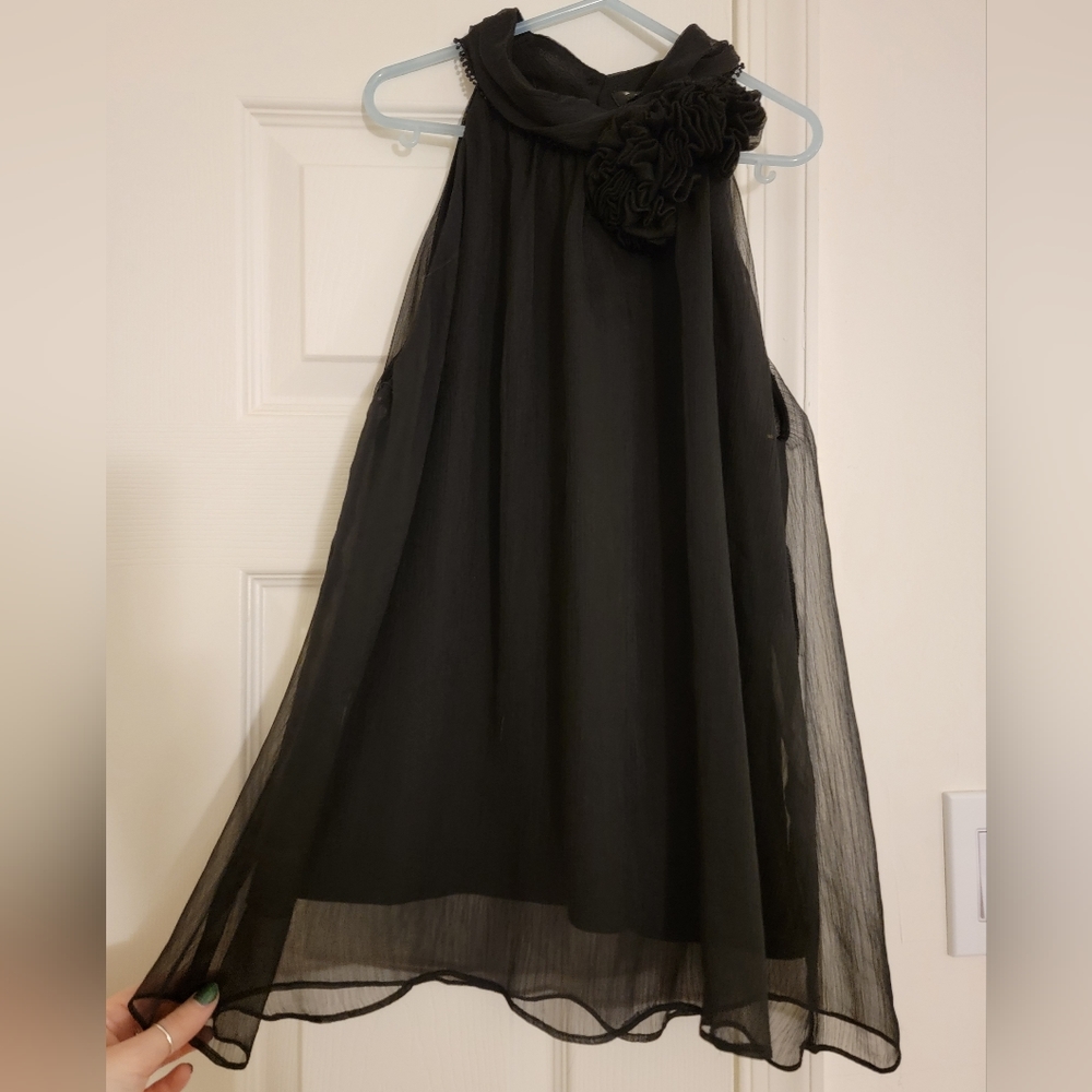 Black Blouse Tank